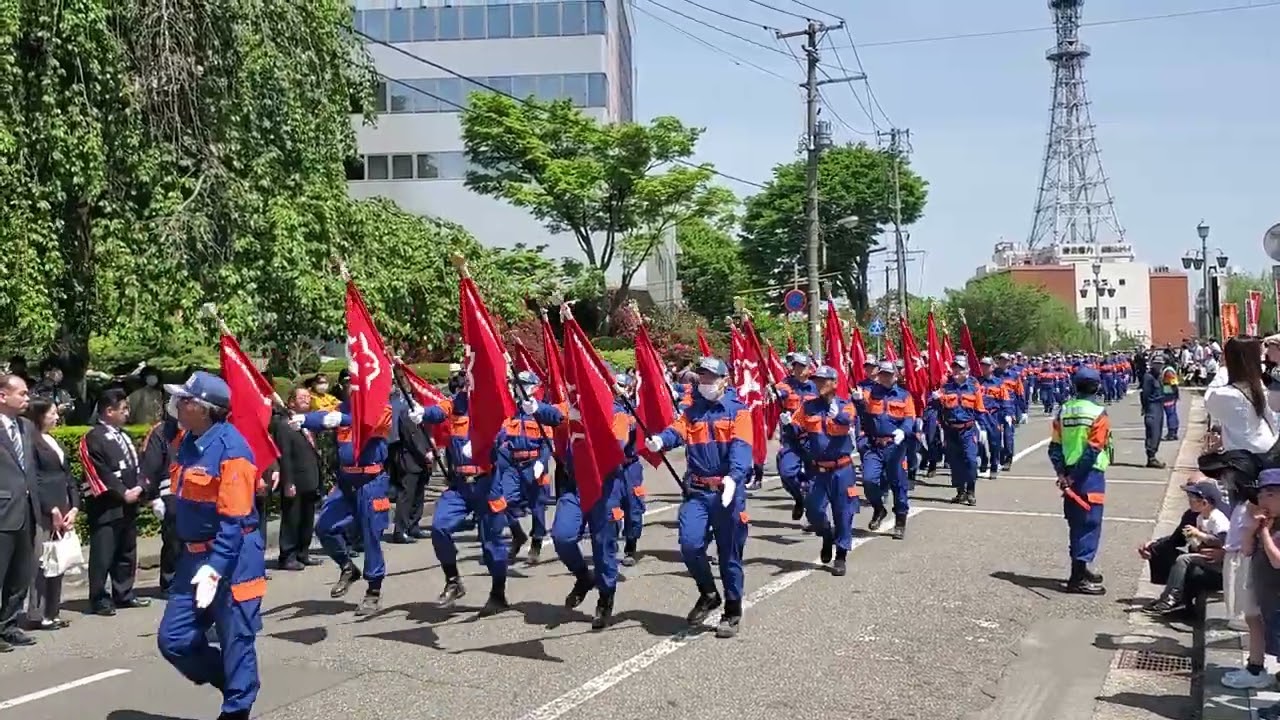 2024年4月29日(月)　盛岡市消防演習　徒歩部隊