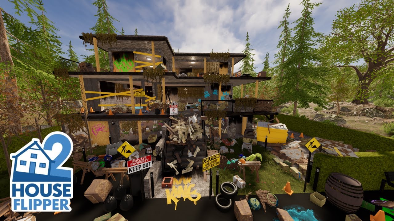 House Flipper 2 - Concrete House (Custom Job)