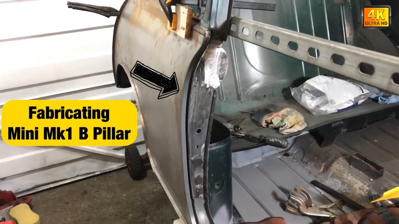 Classic Mini Mk1 Conversion - Fabricating Mini Mk1 B PILLAR! - Part 10 ...