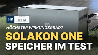 Solakon ONE Balkonkraftwerk Speicher im Test (Effizienz, Kapazität & Nulleinspeisung)