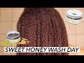 HONEY IN YOUR HAIR??? *Sweet Honey Wash Day* ft. Henna Sooq | Triniti Alysse