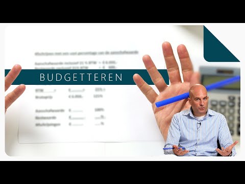 Video: Afschrijvingen Budgetteren?