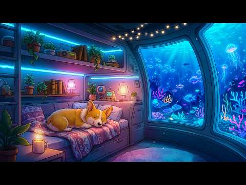 Deep Sea Aquarium Vibes 🌊 Dream Lofi Music For Quiet Nights 🌊 Lofi Night Vibes To Sleep Better