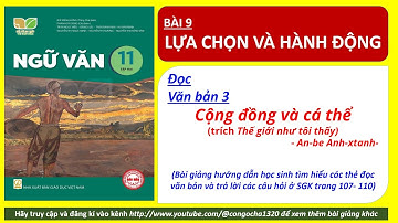 BÀI 9- CỘNG ĐỒNG VÀ CÁ THỂ- Anbe Anh Xtanh- Ngữ văn 11, tập 2- Kết nối tri thức, trang 107-110
