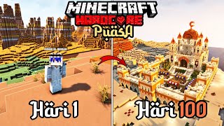 100 Hari di Minecraft Hardcore Tapi Puasa