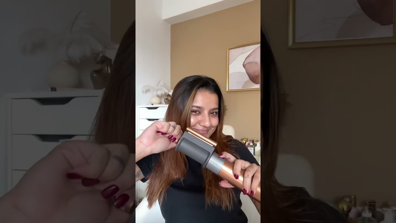 How I dry my hair using dyson ! shorts YouTube