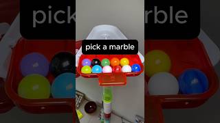 Pick a marble!! #marblerun #marblesrace #marblerace #shorts