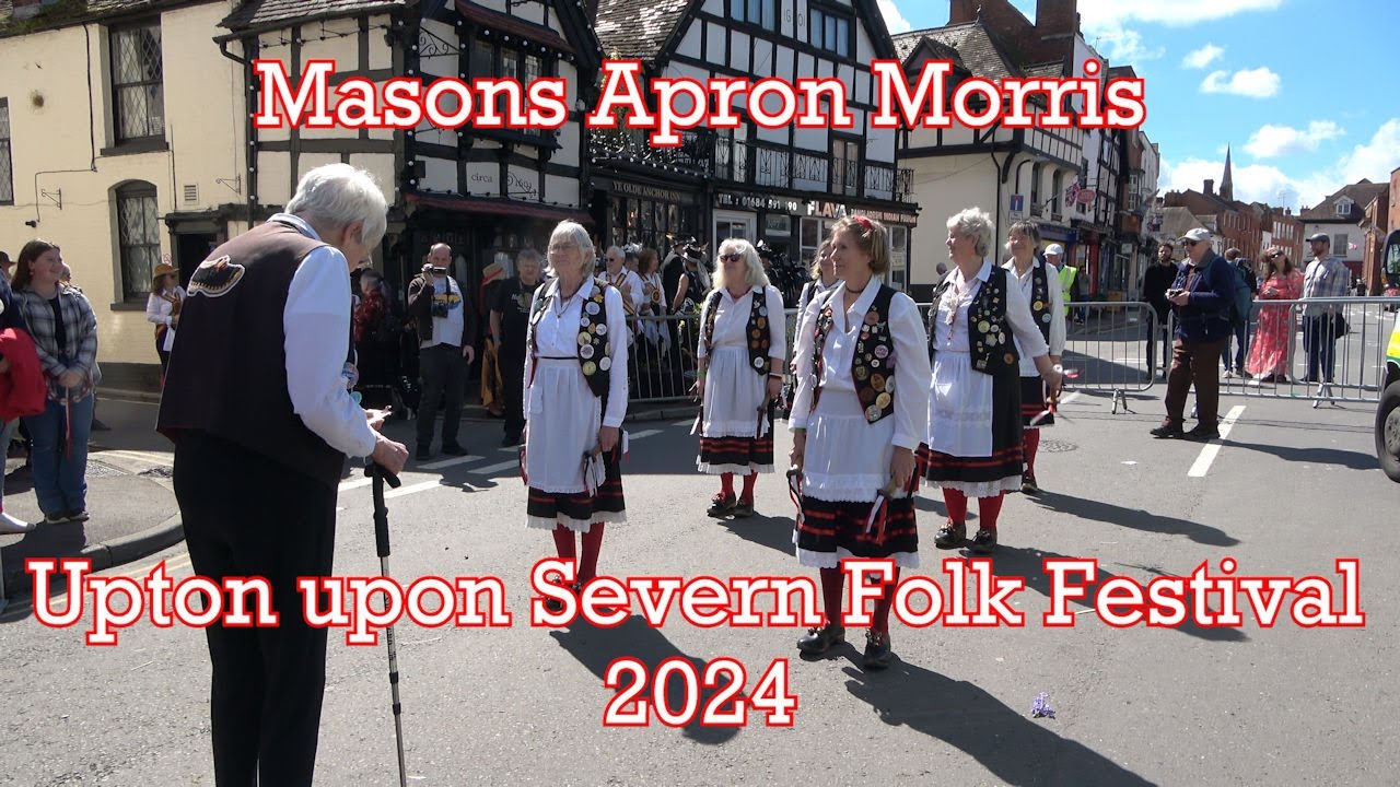 Mason's Apron Morris dance " Knutsford" at Upton upon Severn Folk