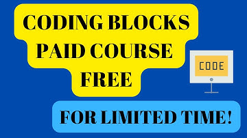 Coding Blocks Paid Course For Free|Coding Blocks Premium Course For Free|Limited Time #BCW