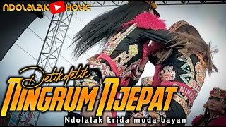 Detik-detik Njepat nya Ningrum mau jatuh dari panggung || Saya Cari Ndolalak Krida Muda Bayan