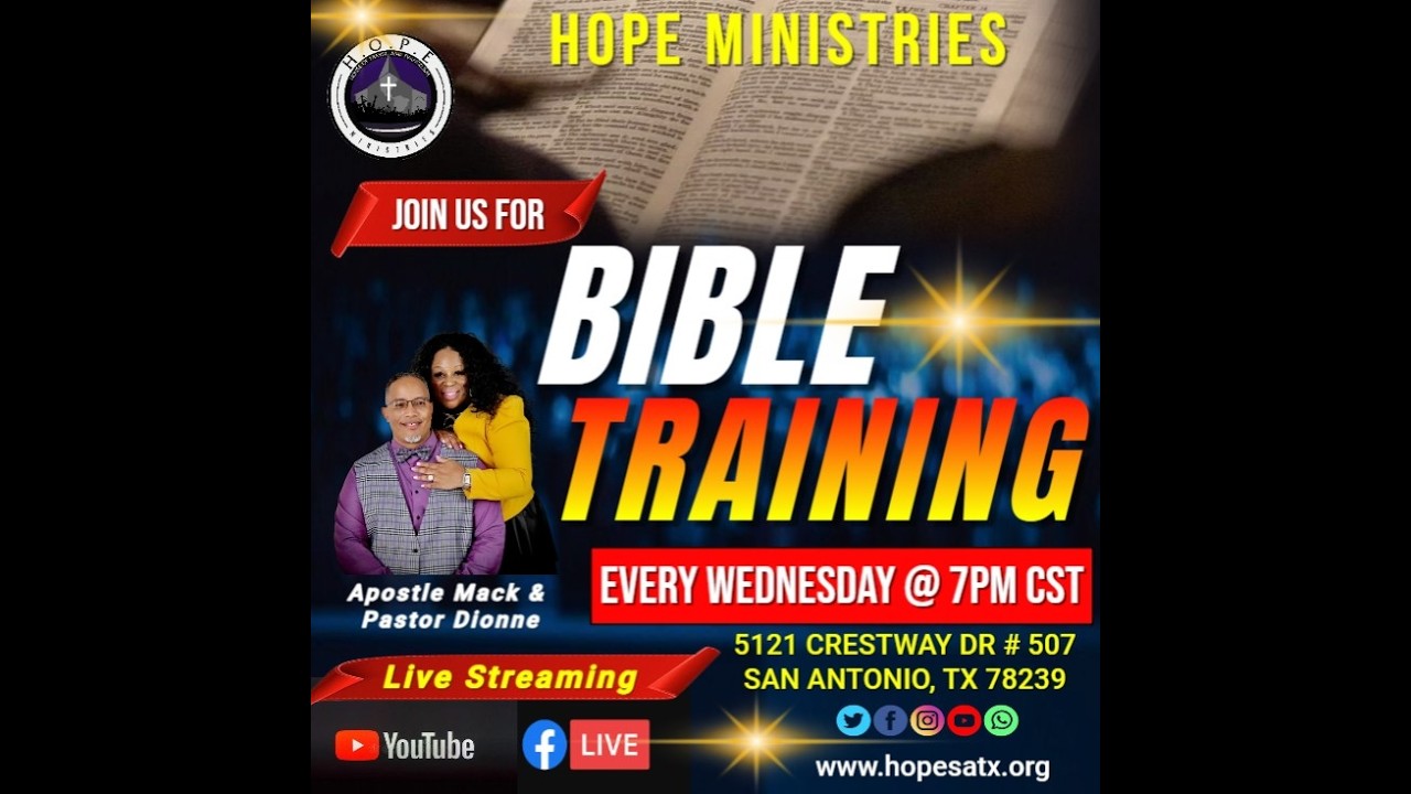 February 11, 2026 - Wednesday Night Bible Training - YouTube