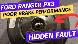 Ford Ranger PX 3 brakes not working properly (Weak Brakes)