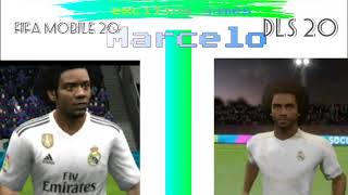 Real Madrid Players Faces Comparison Between Dls 20 And Fifa Mobile 20مقارنة أوجه لاعبين ريال مدريد