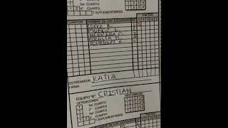 PLANILLA DE JUEGO DE BALONCESTO