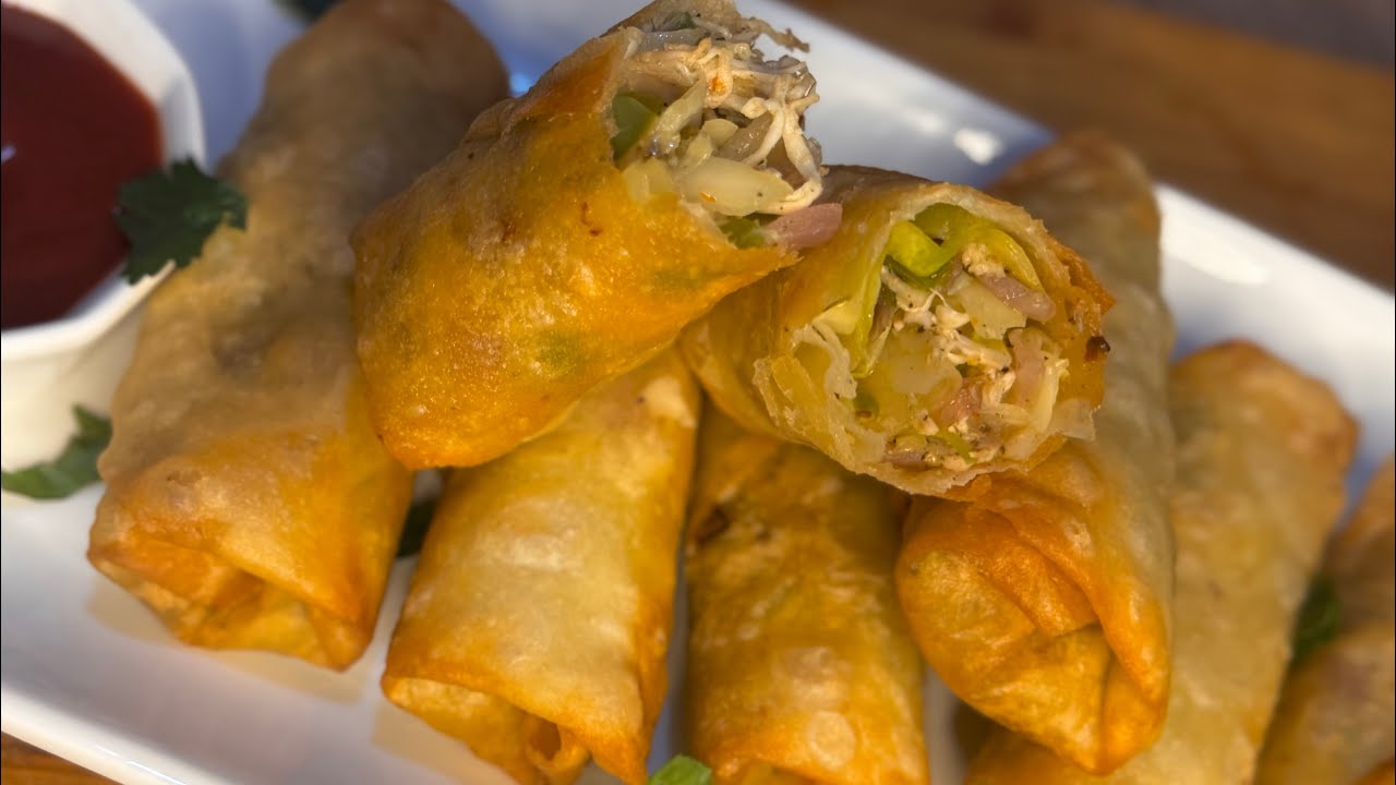 Рецепт хрустящих куриных спринг-роллов к Рамадану | Рецепт для ифтара | Спринг-роллы