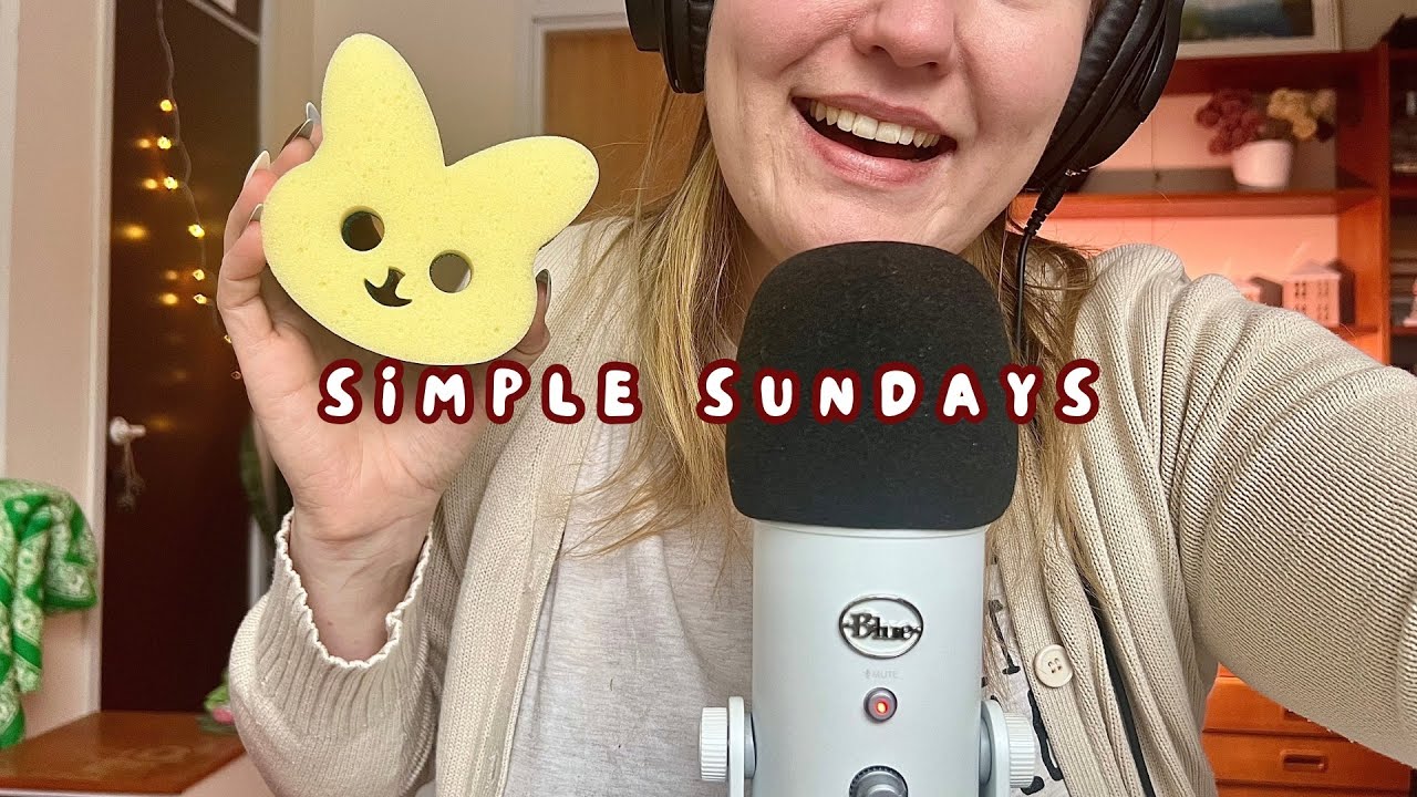 ASMR Scrub Mommy Sponge & Cardboard Box Sounds | Simple Sundays