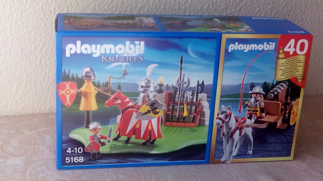 Is crying testimony Release Unboxing Playmobil Knights 5168 - 40th Anniversary Compact Set - YouTube