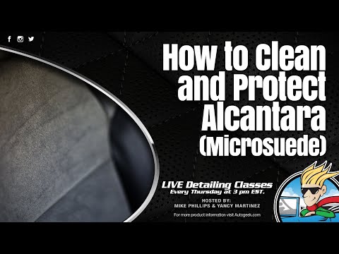 Come pulire e proteggere Alcantara (Microsuede)