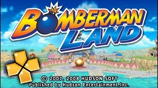 Bomberman Land PPSSPP Gameplay Full HD / 60FPS