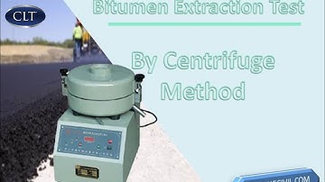Bitumen Extraction Test AASHTO T-164 | Adnan Khan | Urdu Hindi.