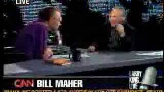 Bill Maher On Larry King Live Pt. 2 - Feb 4 08