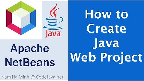 How to Create Java Web Project in NetBeans