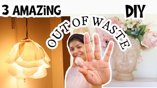 3 Amazing Diy Ideas Best Out Of Waste Easy Home Décor Crafts