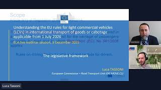 PL Understanding EU rules for LCVs in international transport of goods or cabotage - webinar session