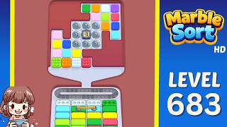 Marble Sort Level 683 Solution Walkthrough