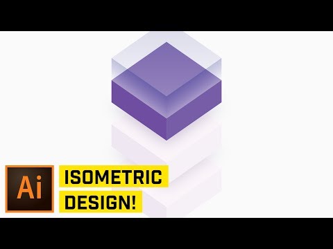 3D Isometric Cube Design in Adobe Illustrator CC
