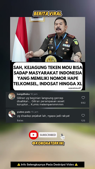 Kejagung bisa sadap nomor hp masyarakat⁉️🫣