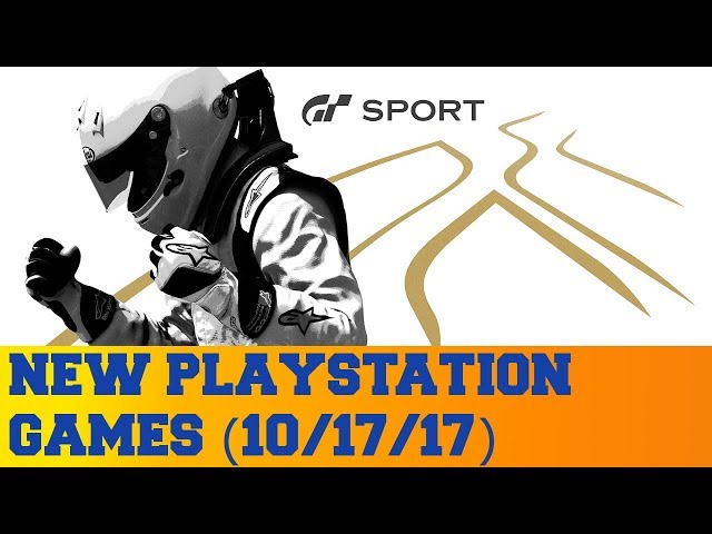 New PlayStation Games for October 17th 2017