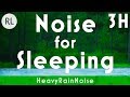 ​[Nemureru Noise] Heavy Rain Indoors for Deep Sleep - 3 Hours Intense Rain & Wind Sounds