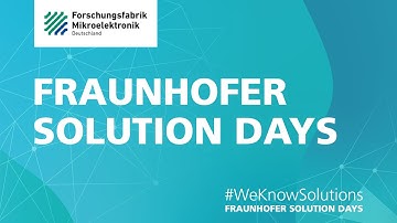 FMD @ Fraunhofer Solution Days