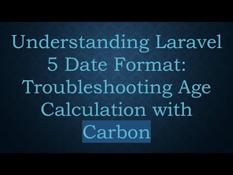 Understanding Laravel 5