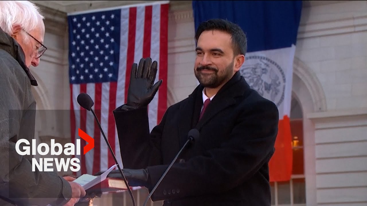 Zohran Mamdani sworn in as New York City mayor in historic New Year's ...
