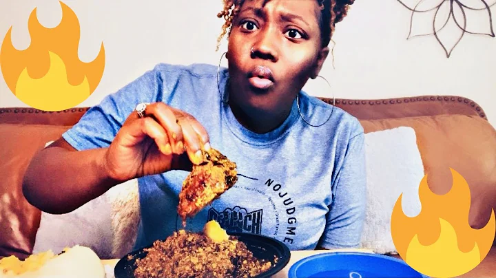 Trying West African Food For The First Time!| Egusi Soup and Fufu!