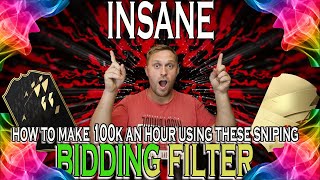 HOW TO MAKE 100K COINS RIGHT NOW ON FIFA 22 | INSANE MARKET RIGHT NOW | SINPING/BIDDING FILTERS