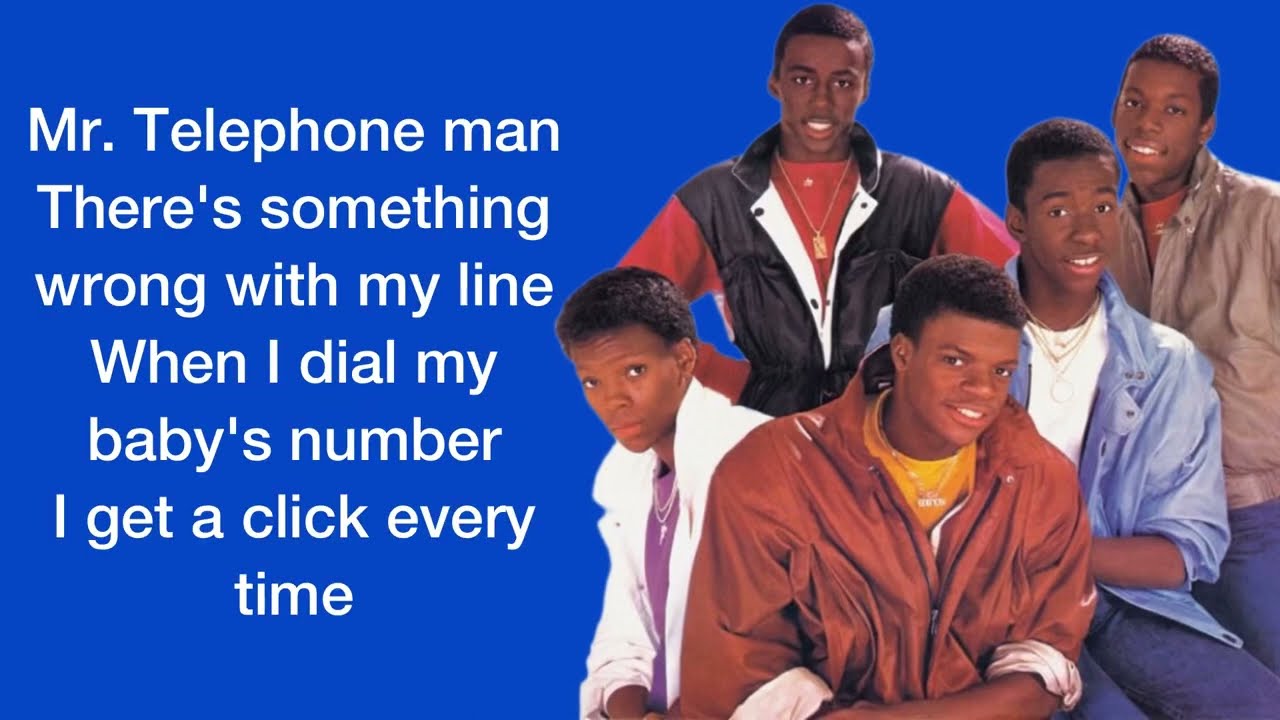 New Edition Mr Telephone Man Lyrics YouTube 