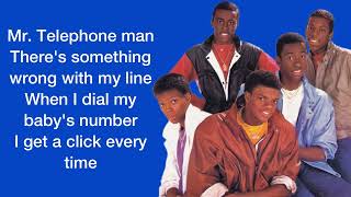 New Edition - Mr. Telephone man (Lyrics)