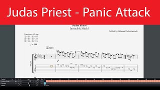 Judas Priest - Panic Attack Guitar Tab(Eb Standard)