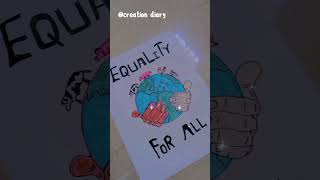 ❤️😁#shorts #art #drawing #beautiful #equality #equity
