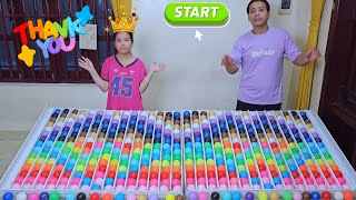 🧠👍⭐ Color Sorting Ball Game: Family game that helps develop thinking and motor skills ☆ level 06 screenshot 2