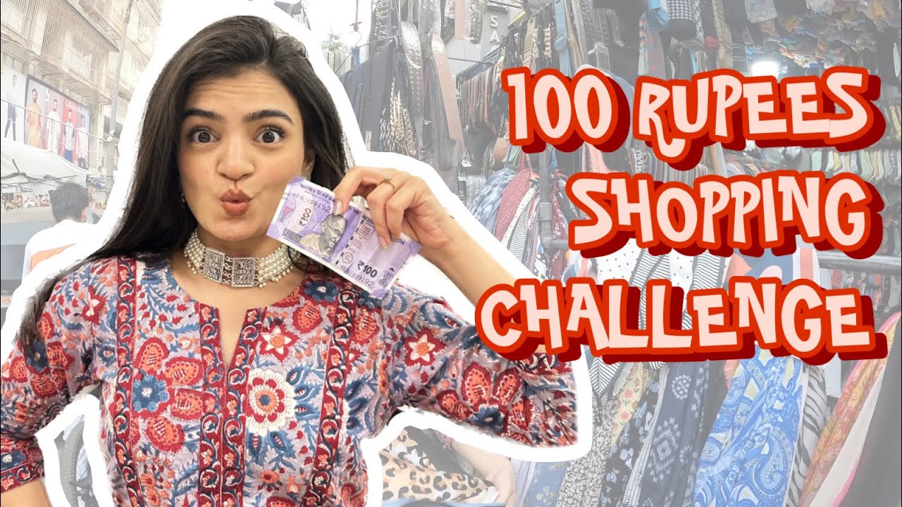 BUYING THINGS WORTH ₹100 // Hill road, Bandra