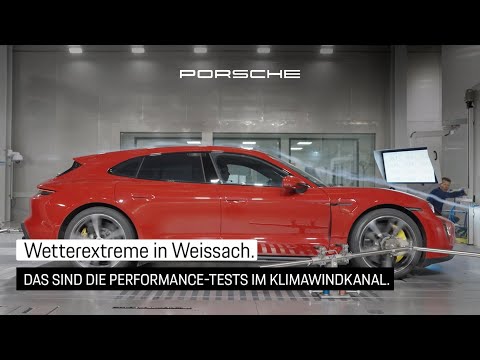 Das Porsche Klimazentrum in Weissach. Simulation weltweiter Wetterextreme.