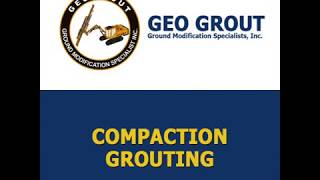 Compaction Grouting Plane Hangar