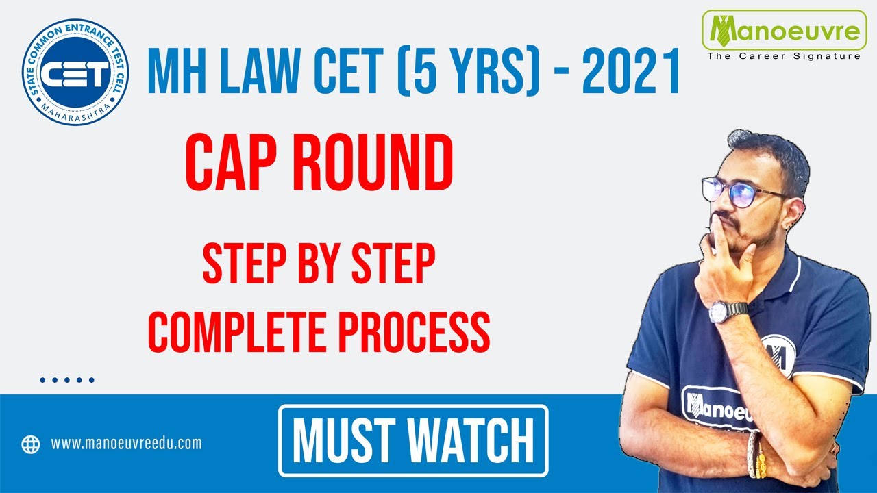 MH LAW CET - 2021 | CAP Round - Complete Step By Step Process - Must Watch Video...