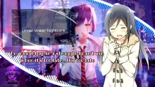 Nightcore- UNDERWATER Lyrics Resimi