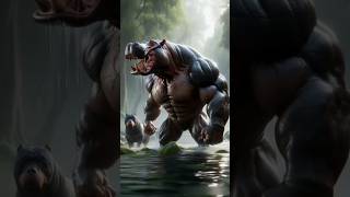 AI Creates Rottweiler-Hippo, Rhino, and Zebra | Hybrid Animal Shorts | #viral #shortvideo #shorts screenshot 3