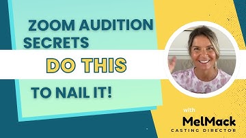 ZOOM ROOM AUDITION ADVICE:  DO THIS TO NAIL YOUR NEXT ZOOM CALLBACK